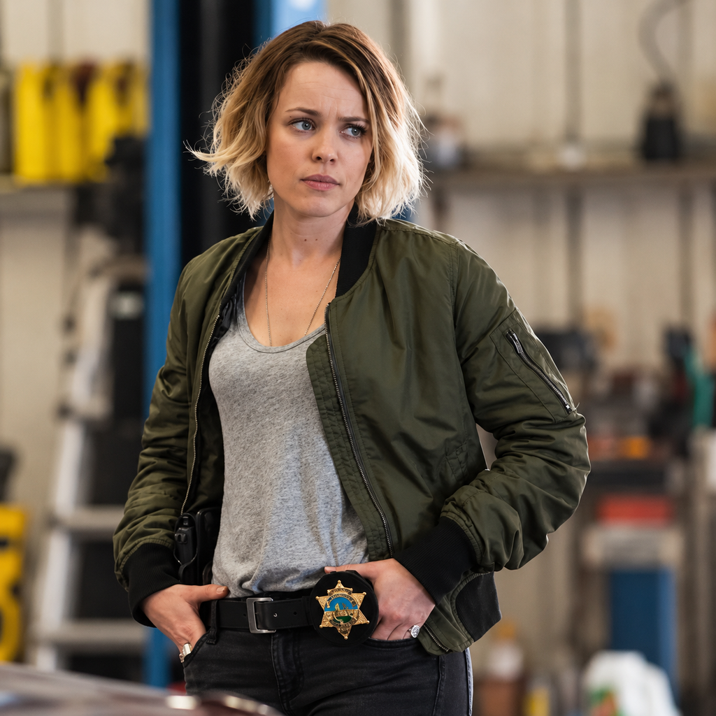Hollywood Jackets True Detective Rachel McAdams Bomber Jacket