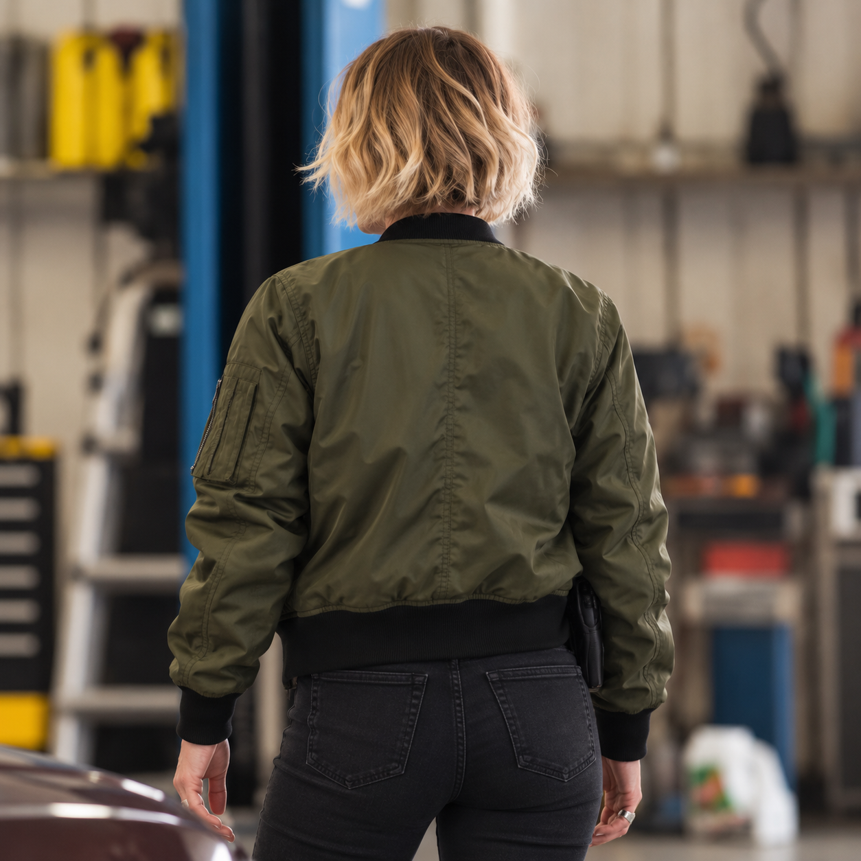 Hollywood Jackets True Detective Rachel McAdams Bomber Jacket