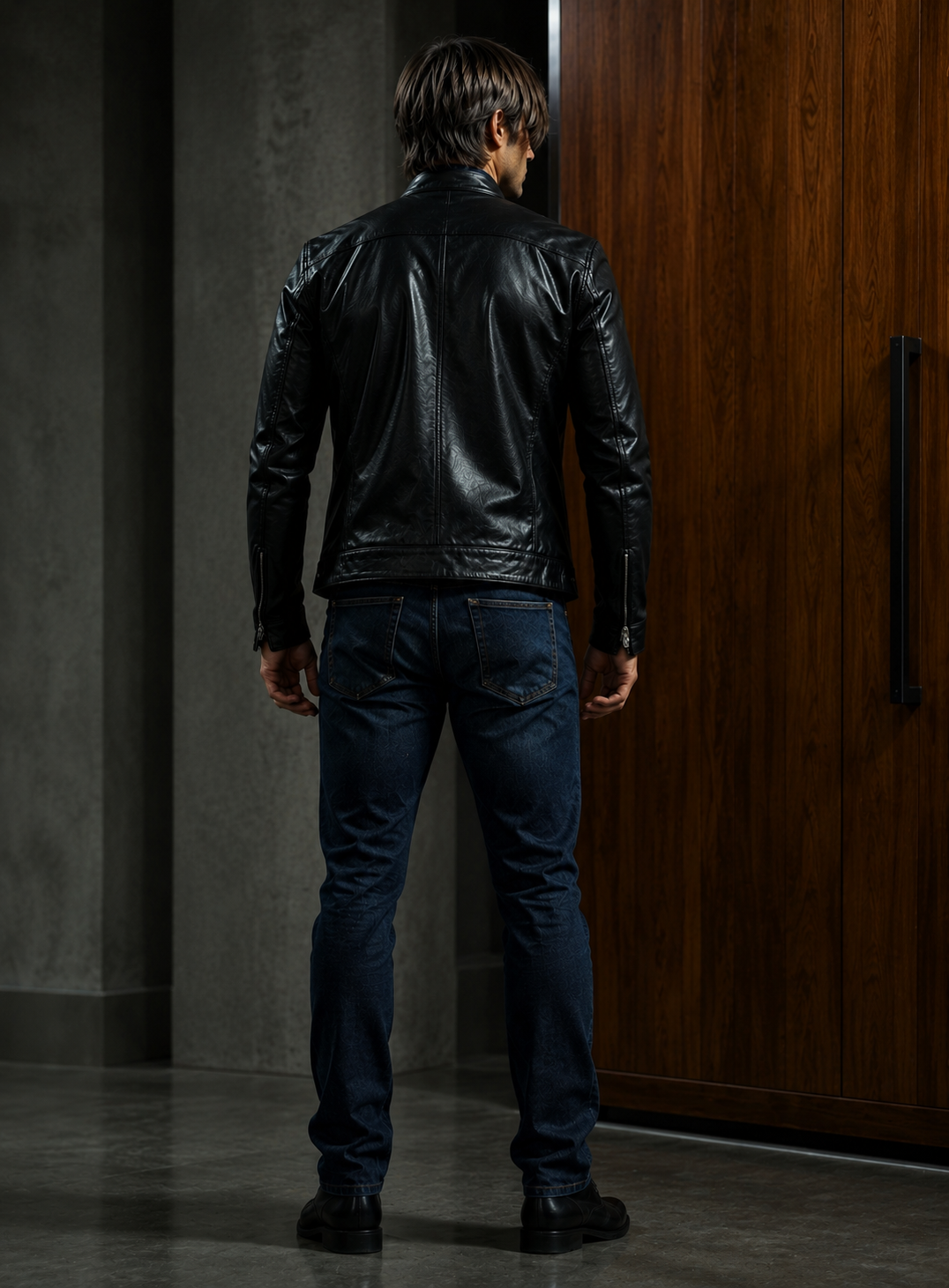 Hollywood Jackets Resident Evil Leon Kennedy Infinite Darkness Leather Jacket