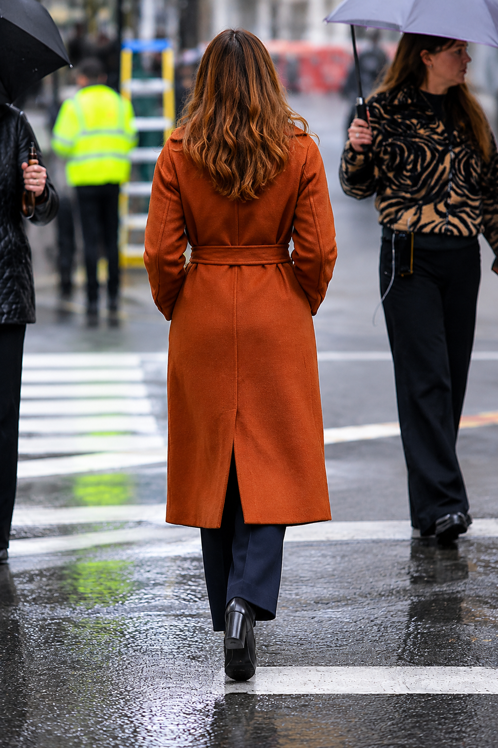 Hollywood Jacket Black Doves S1 Helen Webb Wool Coat