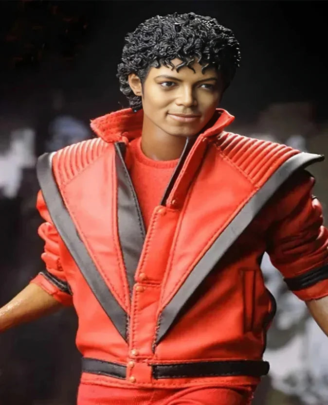 Hollywood Jacket Red Thriller Style Leather Jacket