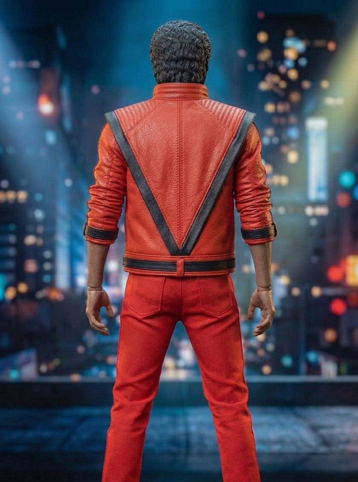Hollywood Jacket Red Thriller Style Leather Jacket