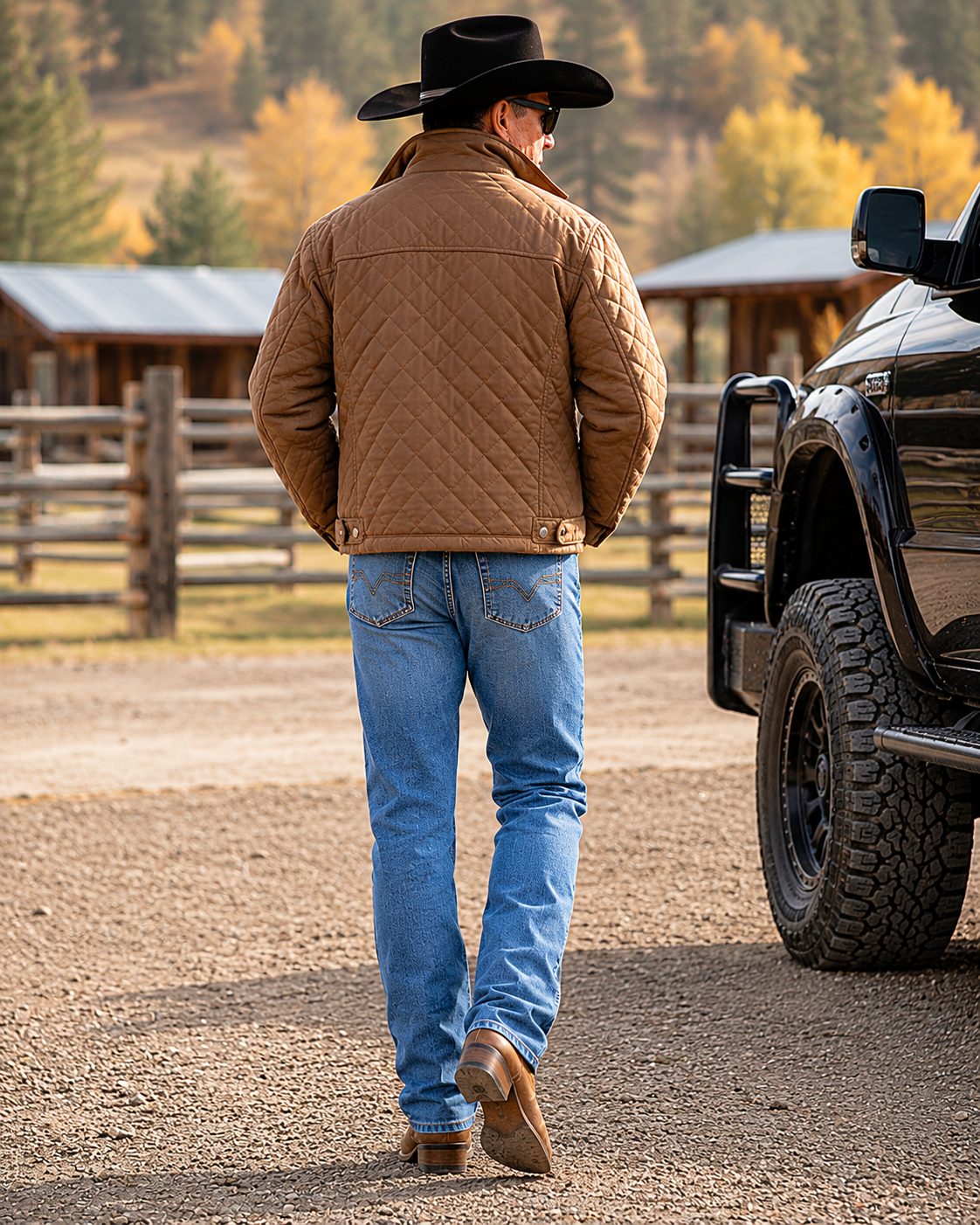 Yellowstone John Dutton Brown Quilted Jacket