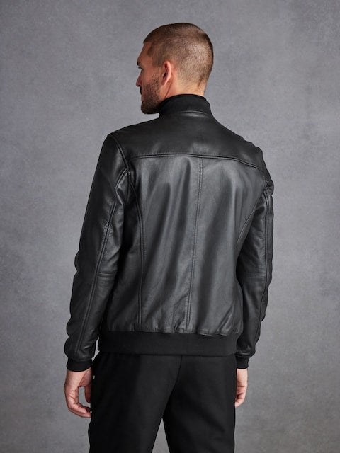 Hollywood Jacket Men’s Bomber Style Leather Jacket