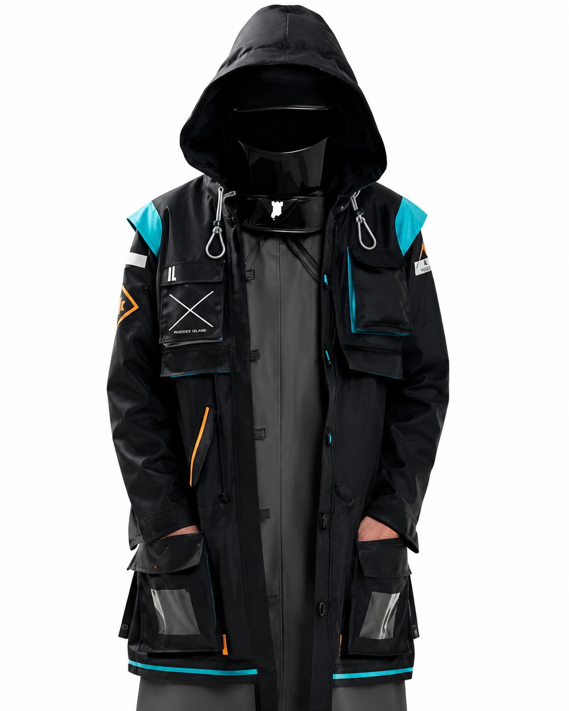 Arknights Rhodes Island Doctor Coat with Hood