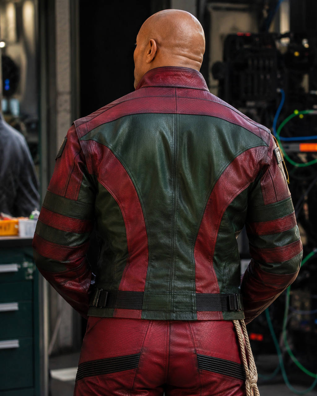 Hollywood Jackets Red One 2023 Dwayne Johnson Leather Jacket