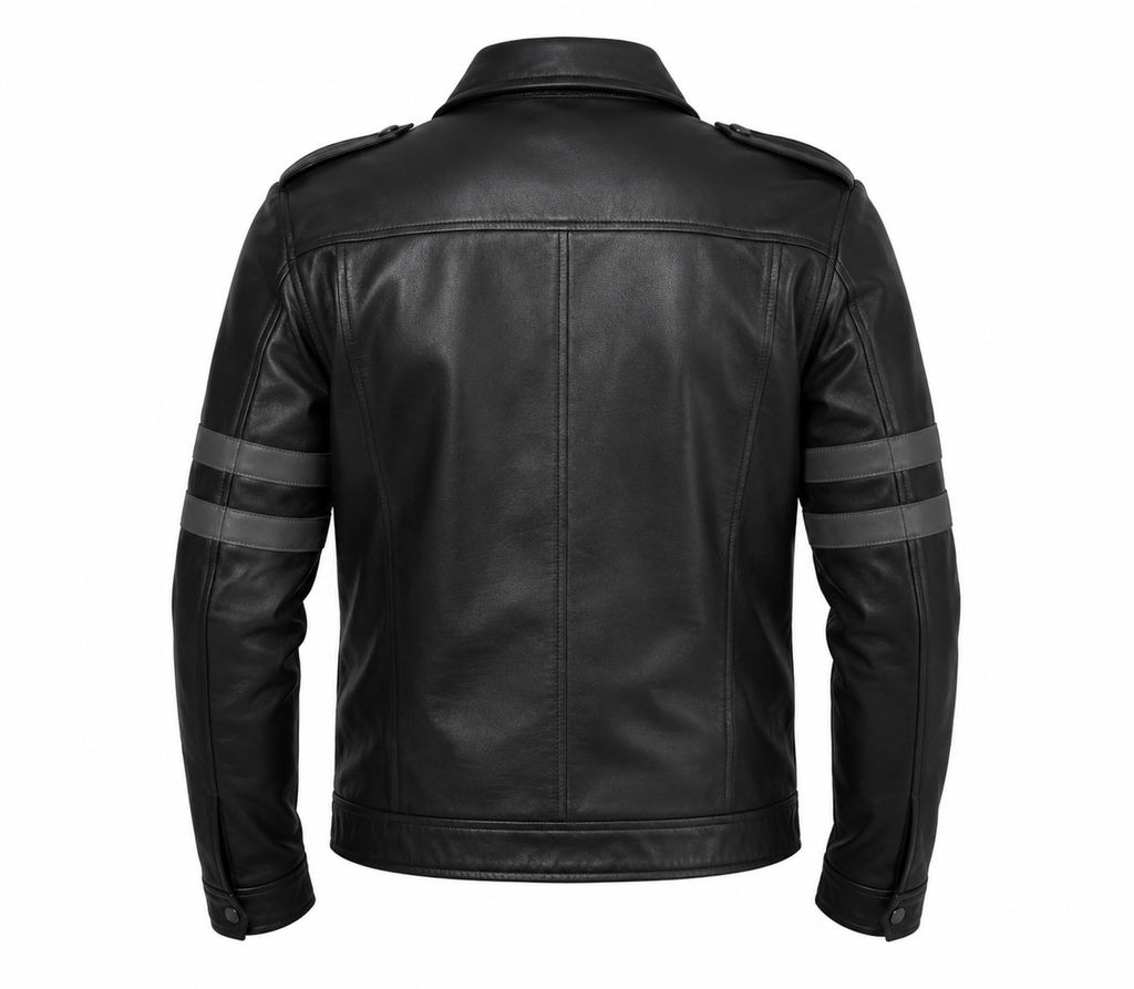 Hollywood Jackets RE 6 Black Leather Jacket