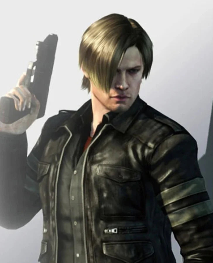 Hollywood Jackets RE 6 Black Leather Jacket