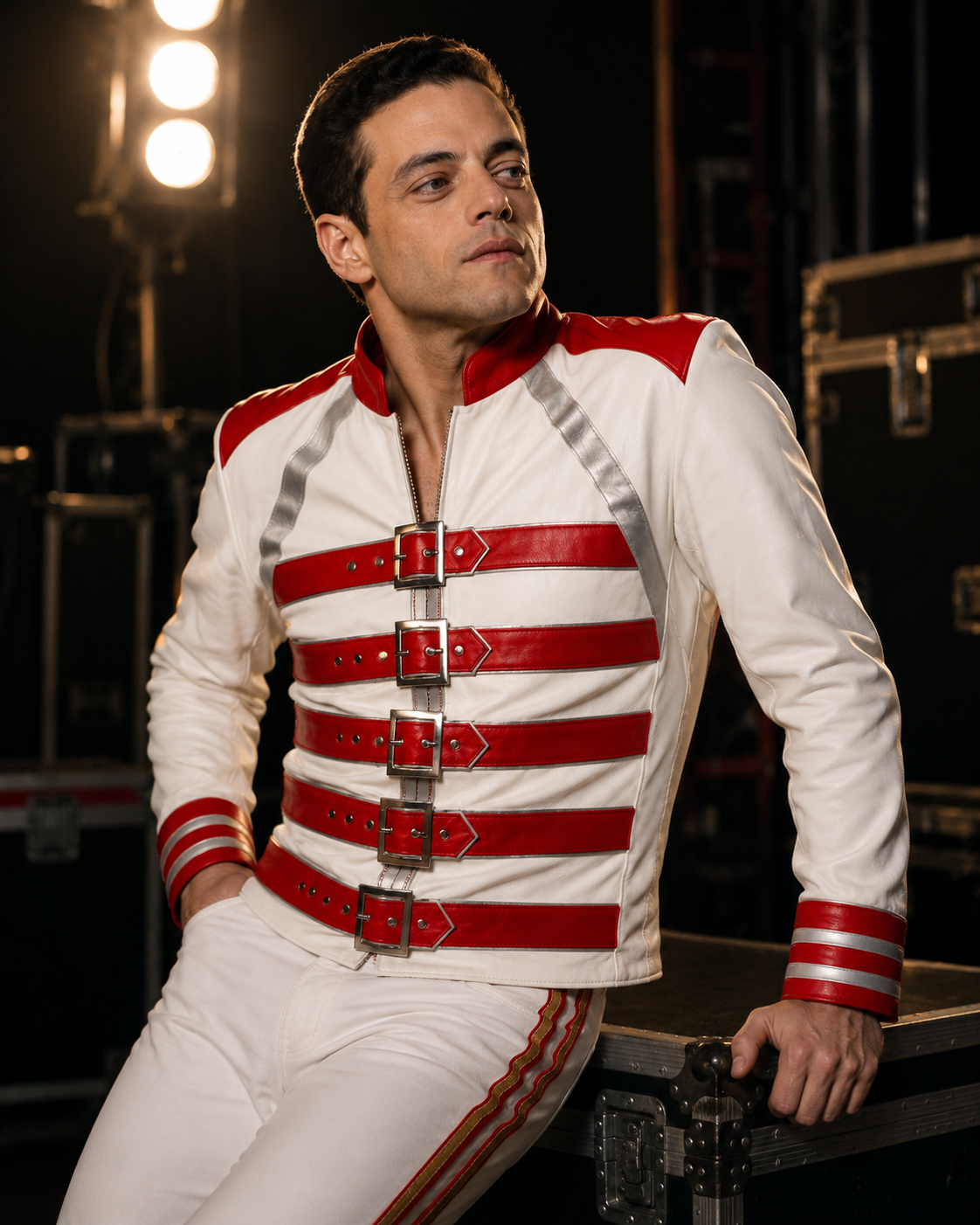 Hollywood Jackets Queen Magic Tour Freddie Mercury Leather Jacket