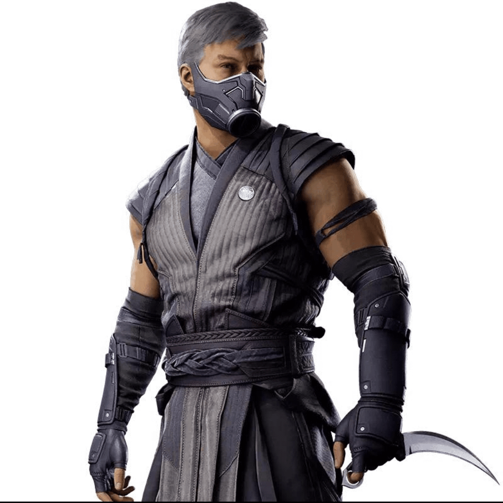 Hollywood Jackets Mortal Kombat 1 Costume Grey Smoke Vest