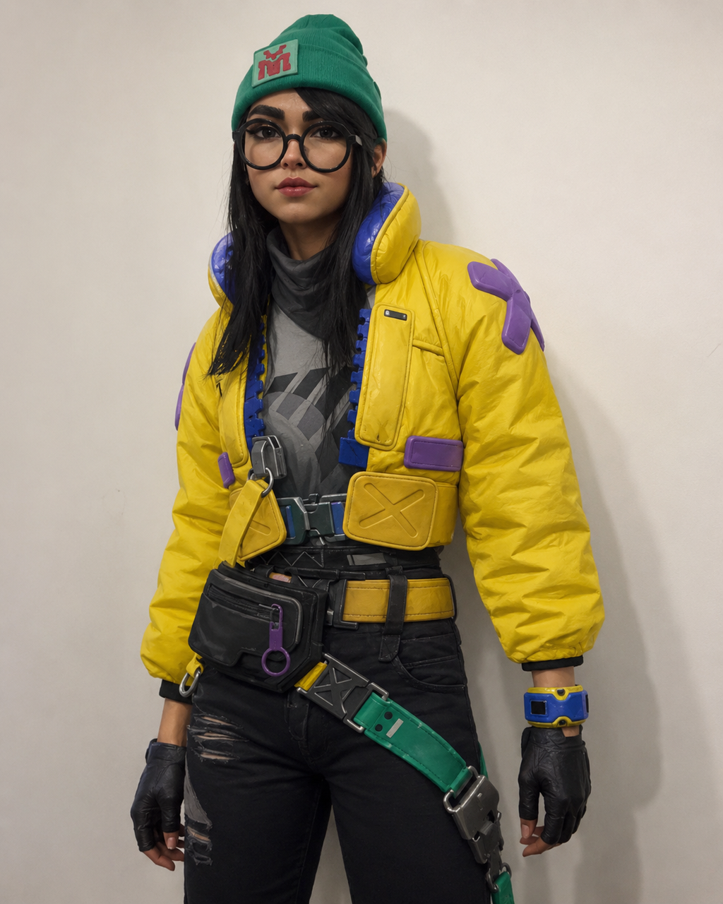 Valorant Killjoy Yellow Leather Jacket | Premium Cosplay Gaming Jacket