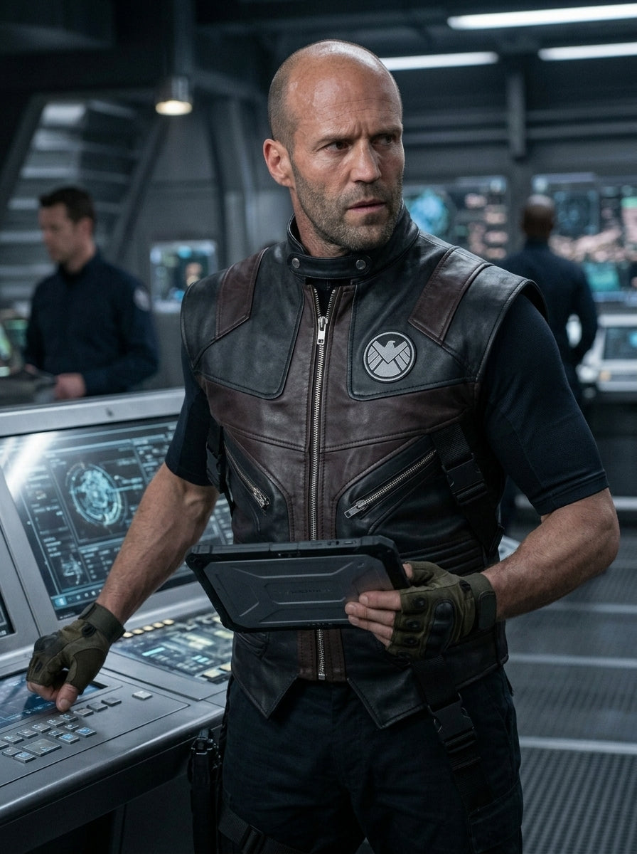 The Avengers Hawkeye Leather Vest