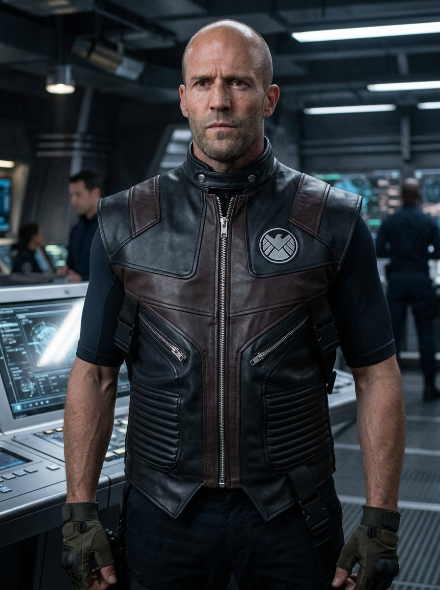 The Avengers Hawkeye Leather Vest