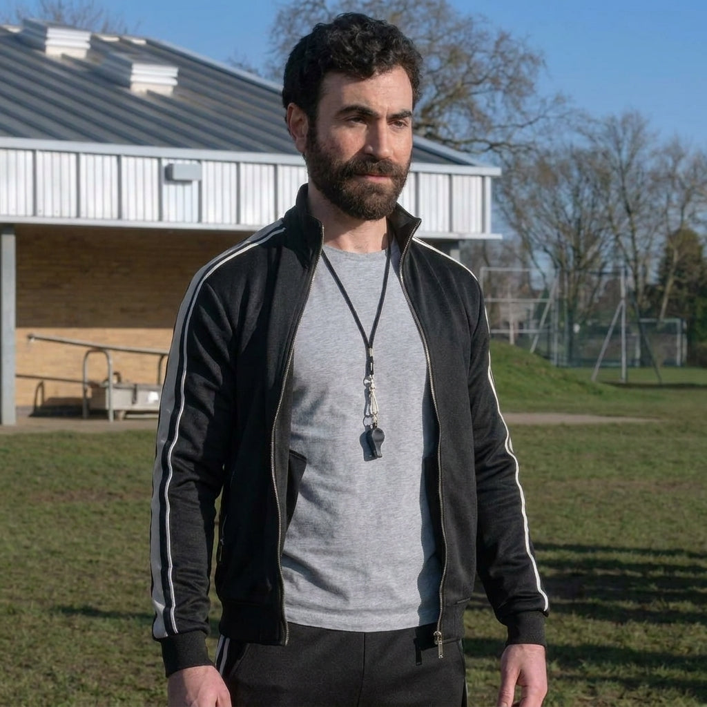 Hollywood Jackets Ted Lasso Roy Kent Black Track Jacket
