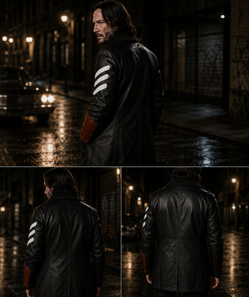 Hollywood Jackets Suicide Squad Captain Boomerang Black Leather Coat