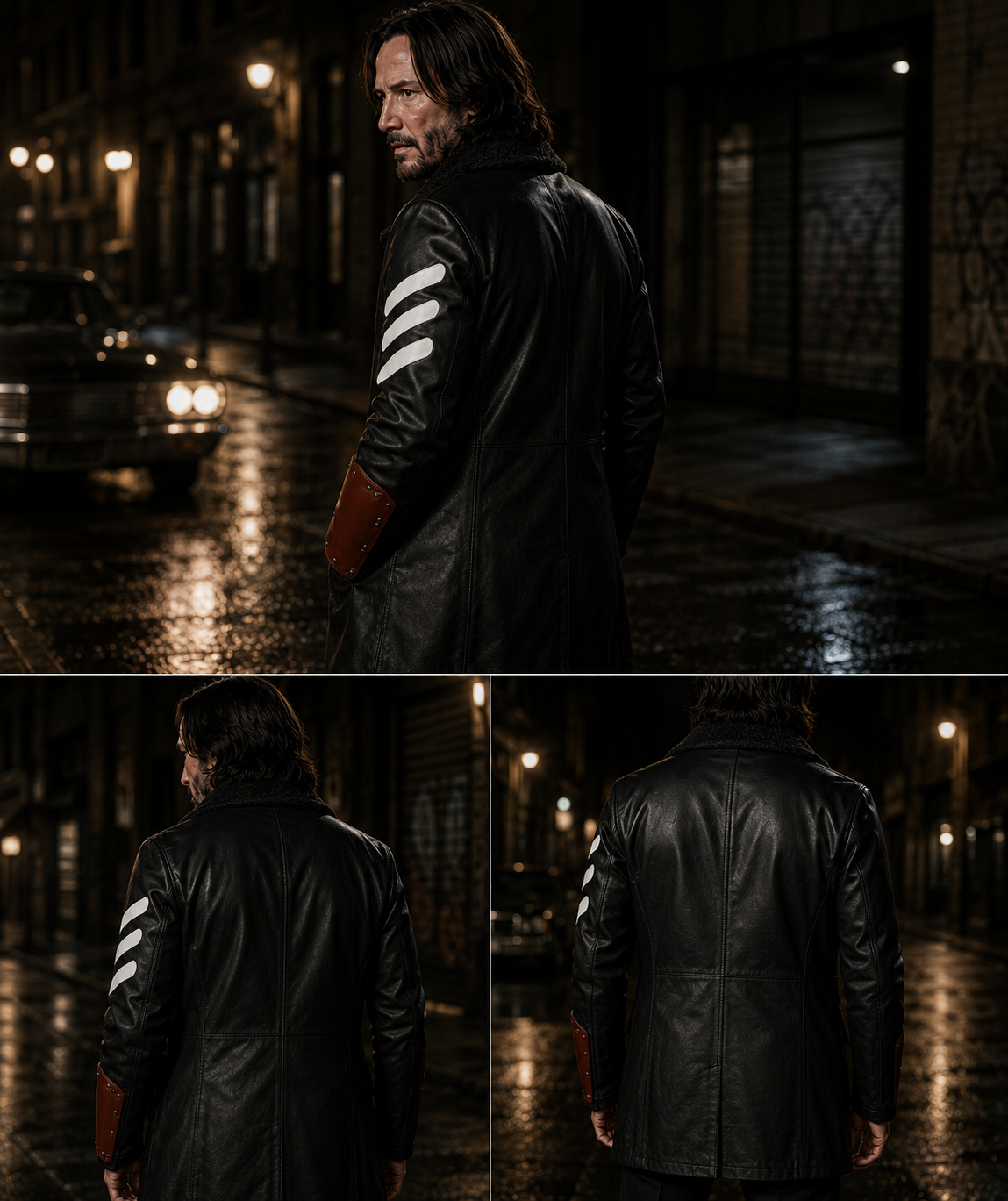 Hollywood Jackets Suicide Squad Captain Boomerang Black Leather Coat