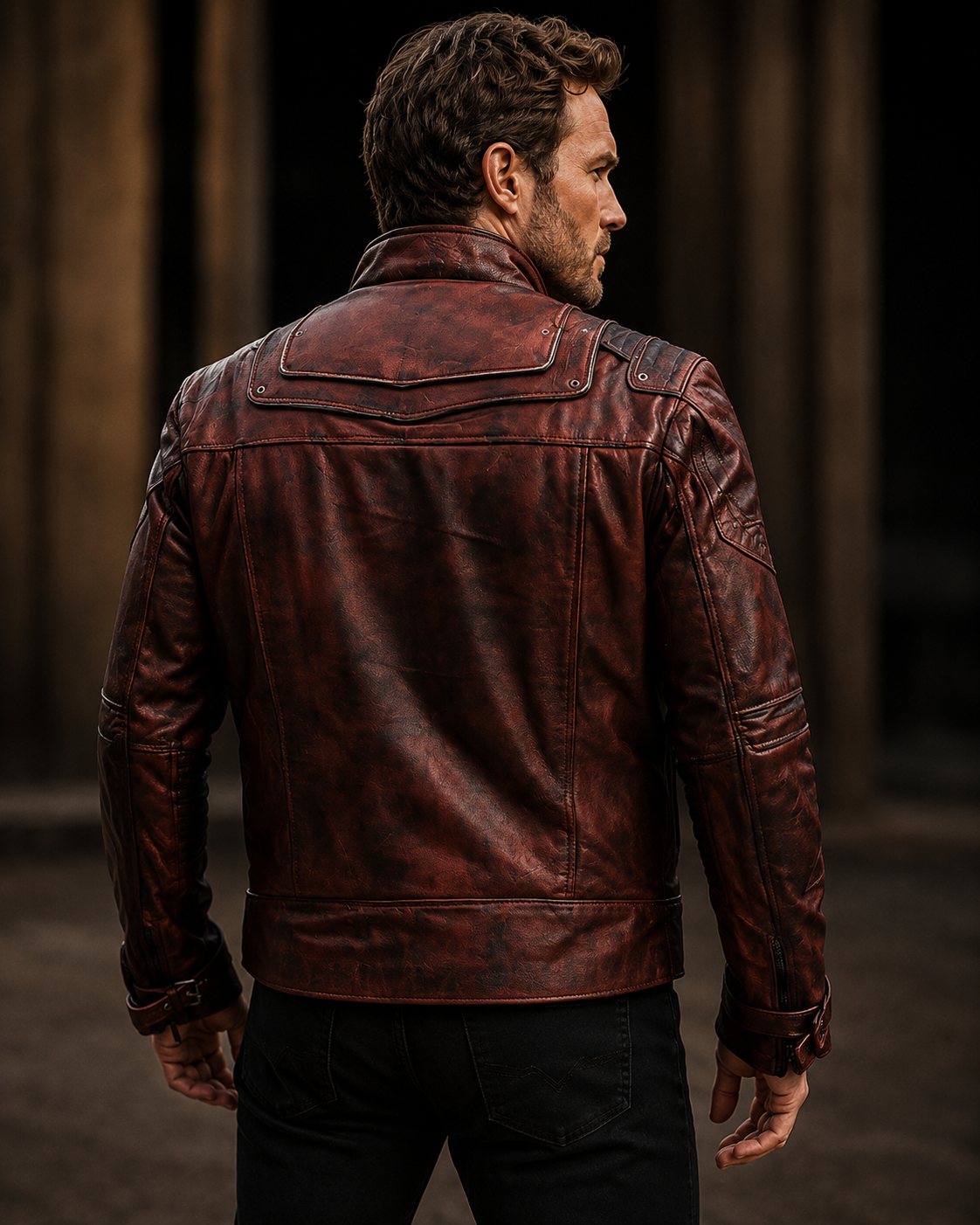Hollywood Jackets Star-Lord Guardians of the Galaxy Vol. 2 Leather Jacket