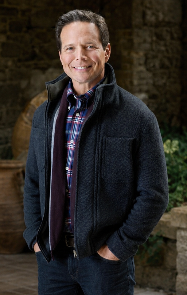 Scott Wolf A Merry Scottish Christmas Wool Coat | Men’s Black Winter Coat