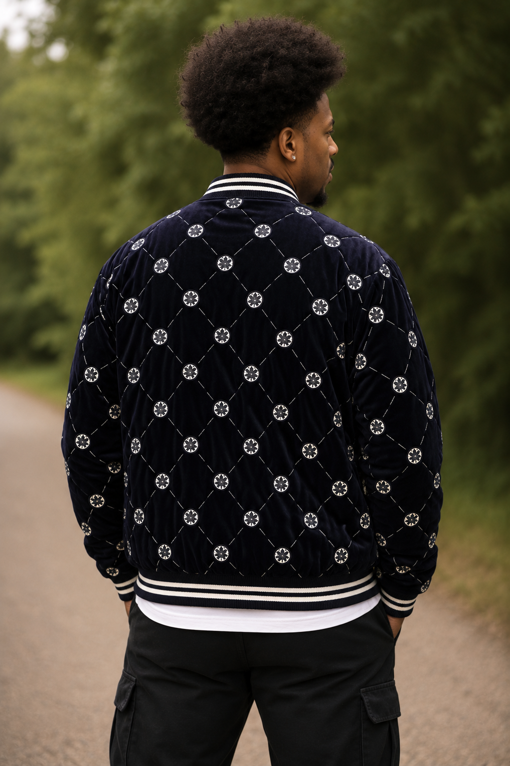 Scary Movie 6 Characters Quilted Bomber Jacket | Premium Streetwear Jacket