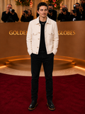 Men's Off White Quilted Shirt Jacket - Hollywood Jackets