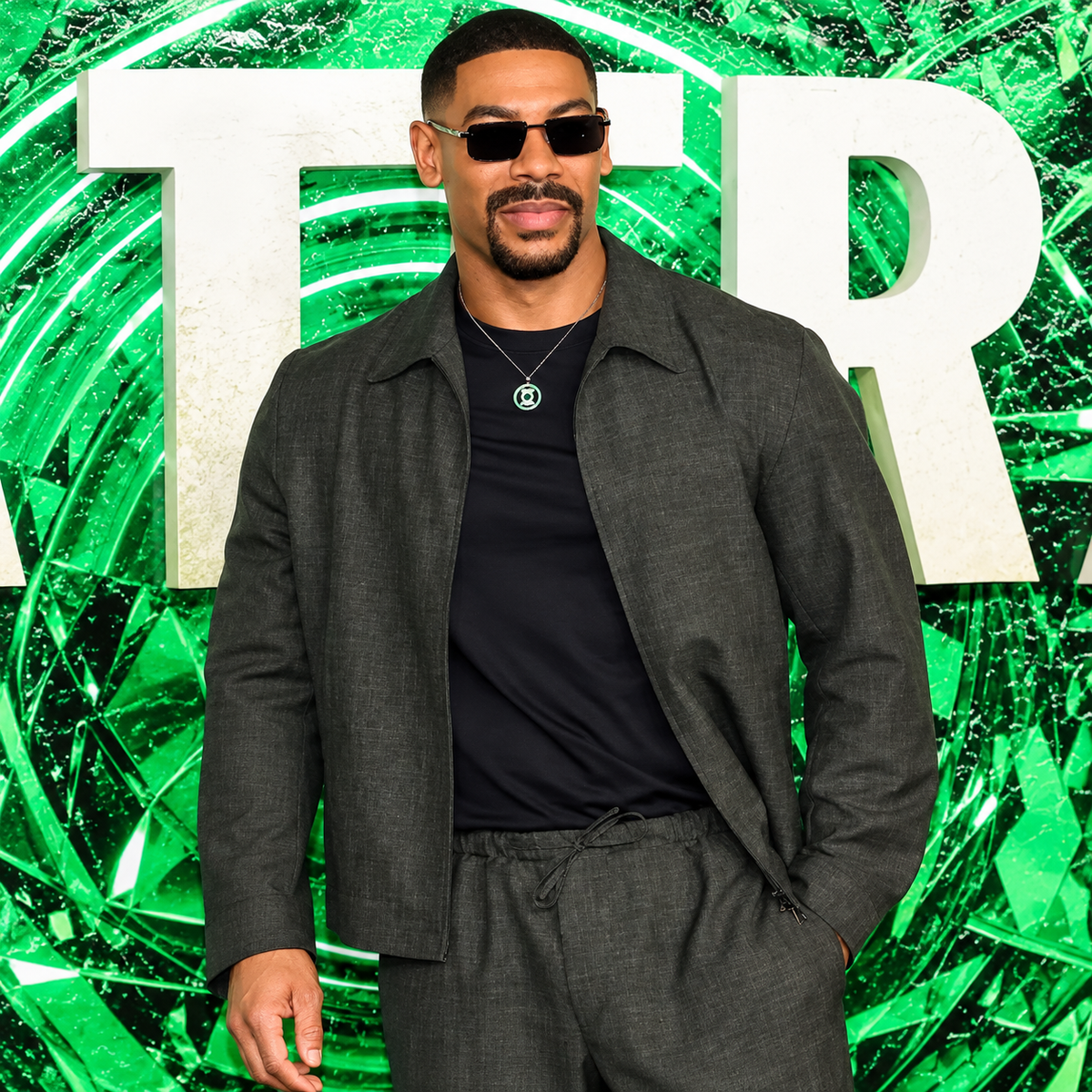 Aaron Pierre Lanterns Premiere Jacket