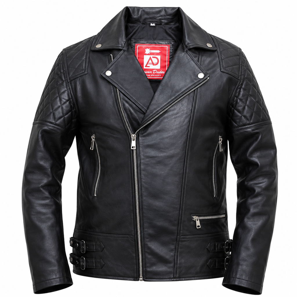 Men's All Leather Jacket, Men's Biker Leather Jackets, Men's Winter Jackets