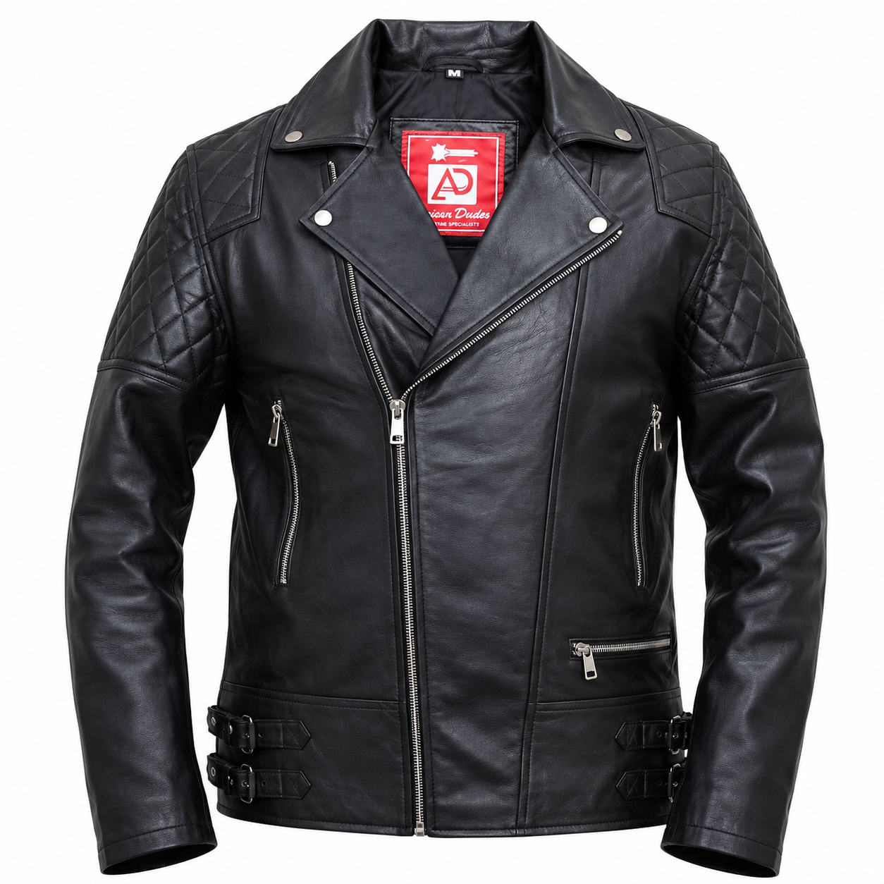 Men's All Leather Jacket, Men's Biker Leather Jackets, Men's Winter Jackets