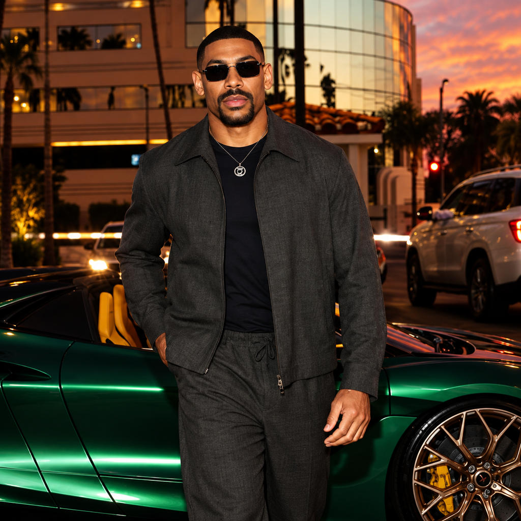 Aaron Pierre Lanterns Premiere Jacket