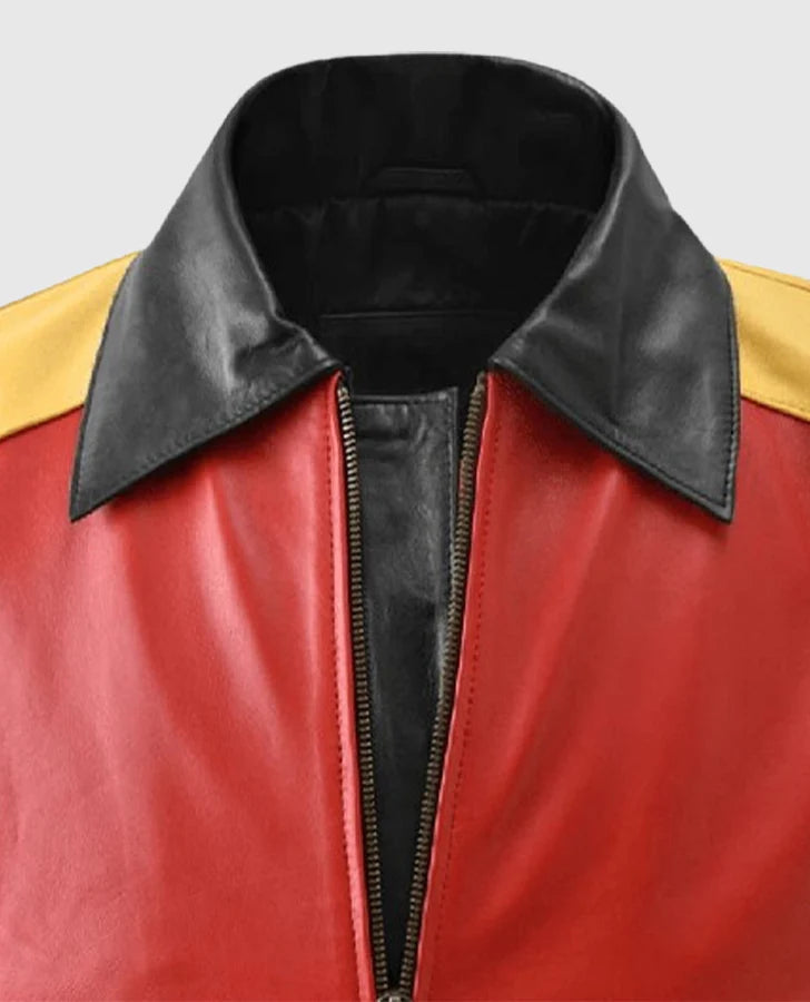 Hollywood Jacket Men’s 8 Ball Pool Bomber Leather Jacket