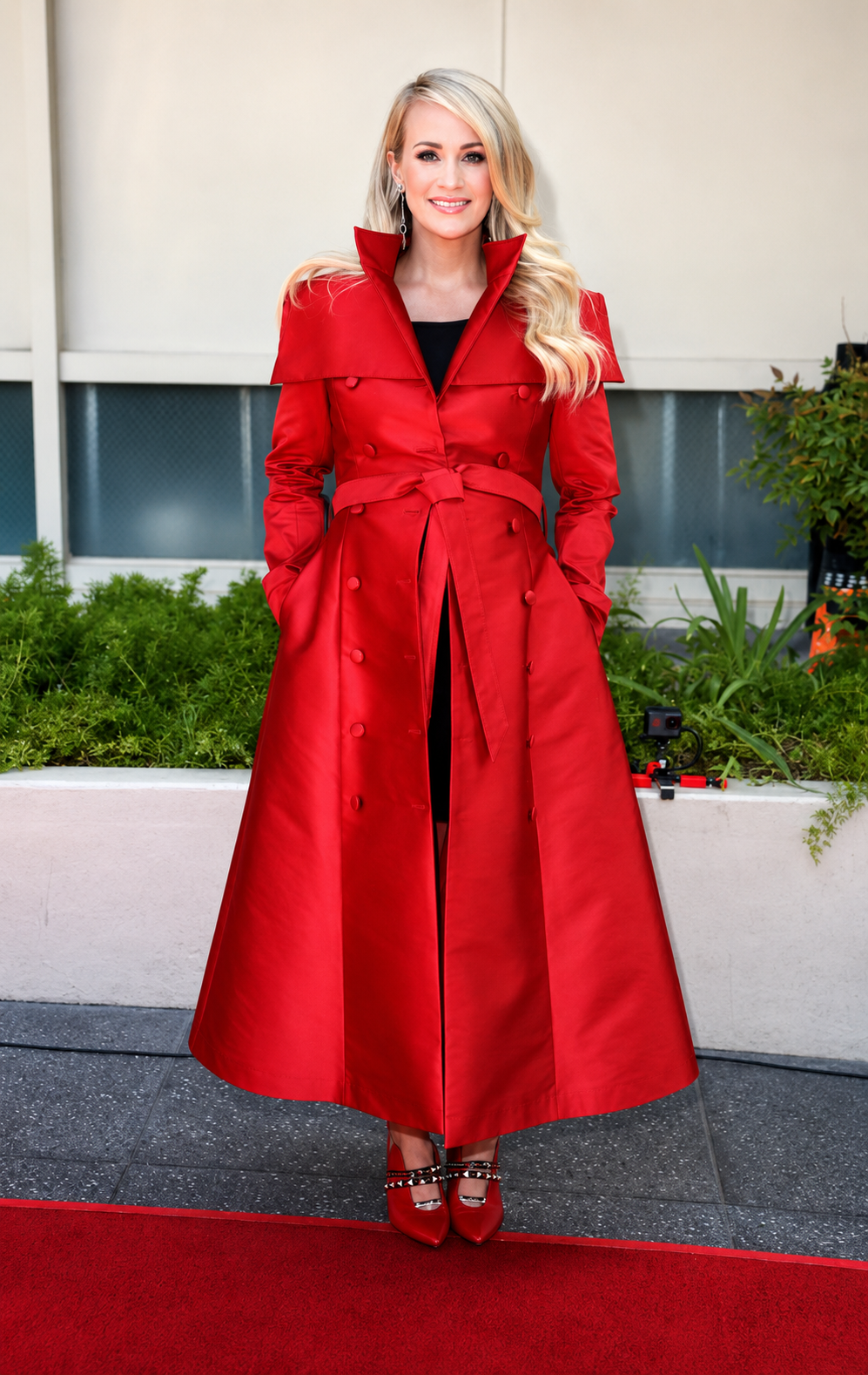 Hollywood Jacket Carrie Underwood Walk of Fame Red Coat