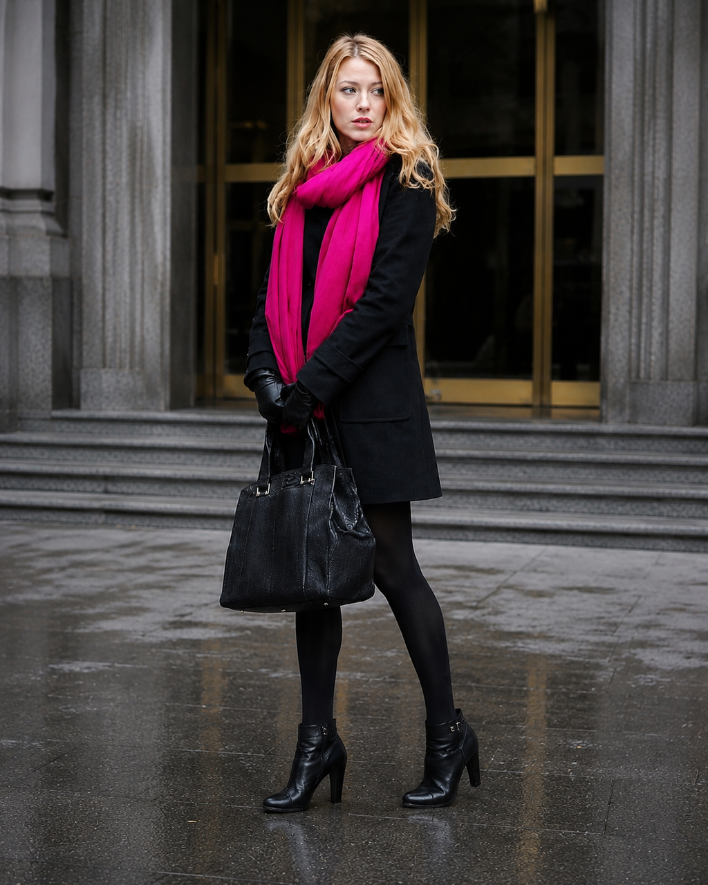 Hollywood Jackets Blake Lively Gossip Girl Serena Van Der Woodsen Wool Coat