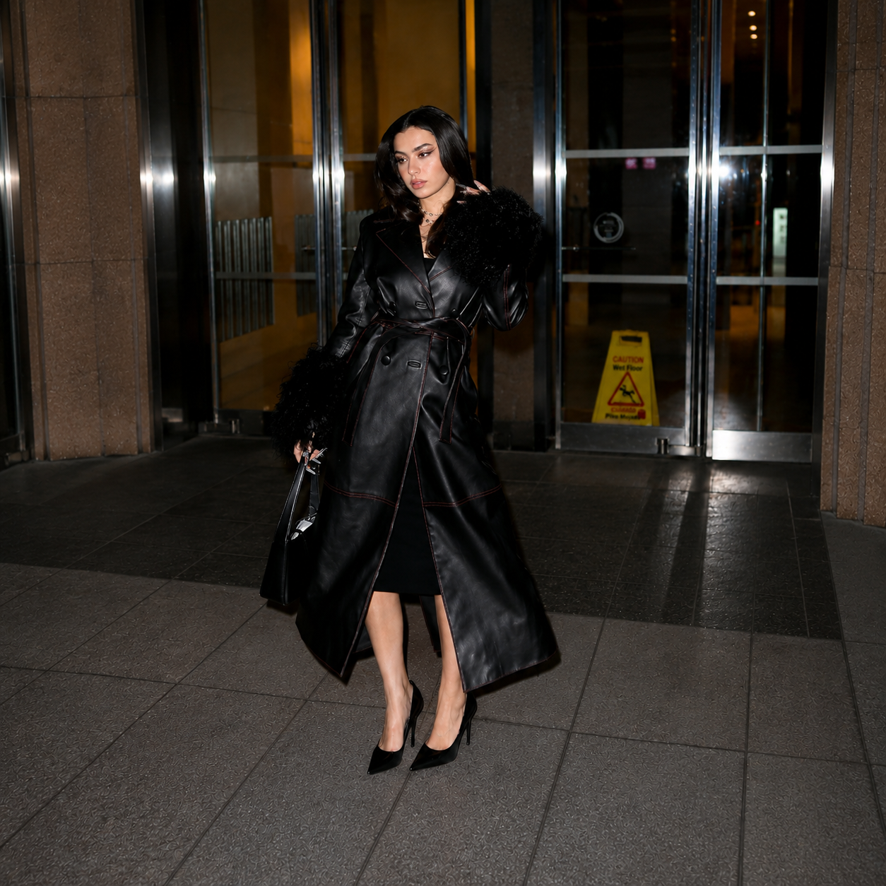 Hollywood Jackets Charli XCX Black Leather Coat