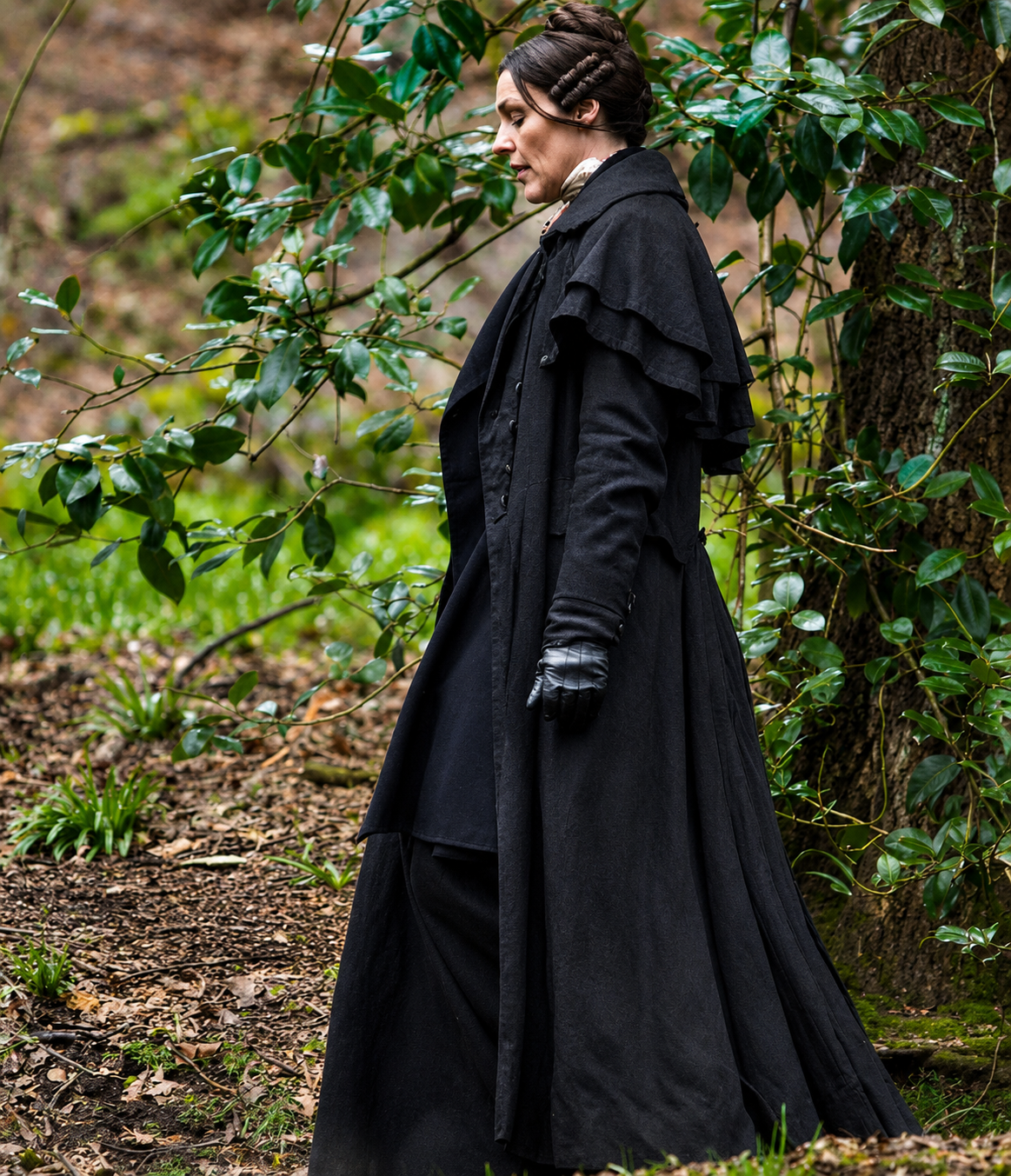 Hollywood Jackets Anne Lister Gentleman Jack Black Coat
