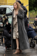 Hollywood Jackets 28 Years Later 2025 Jodie Comer Grey Wool Coat