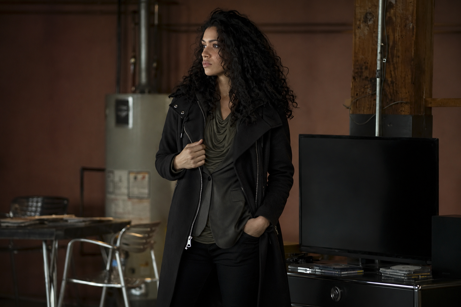 Hollywood Jacket Stella Kidd Chicago Fire Suede Coat