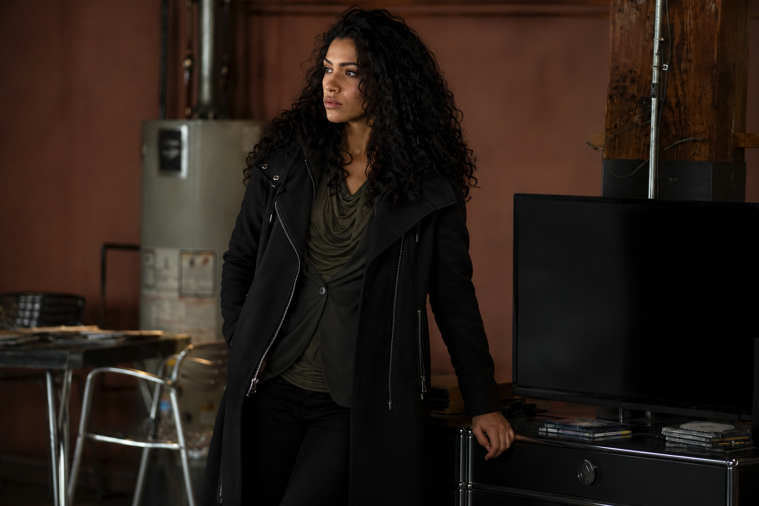 Hollywood Jacket Stella Kidd Chicago Fire Suede Coat
