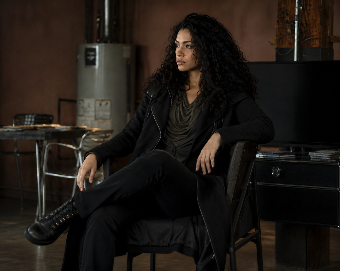 Hollywood Jacket Stella Kidd Chicago Fire Suede Coat