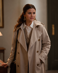Hollywood Jacket Selena Gomez Only Murders in the Building Mabel Mora Beige Coat