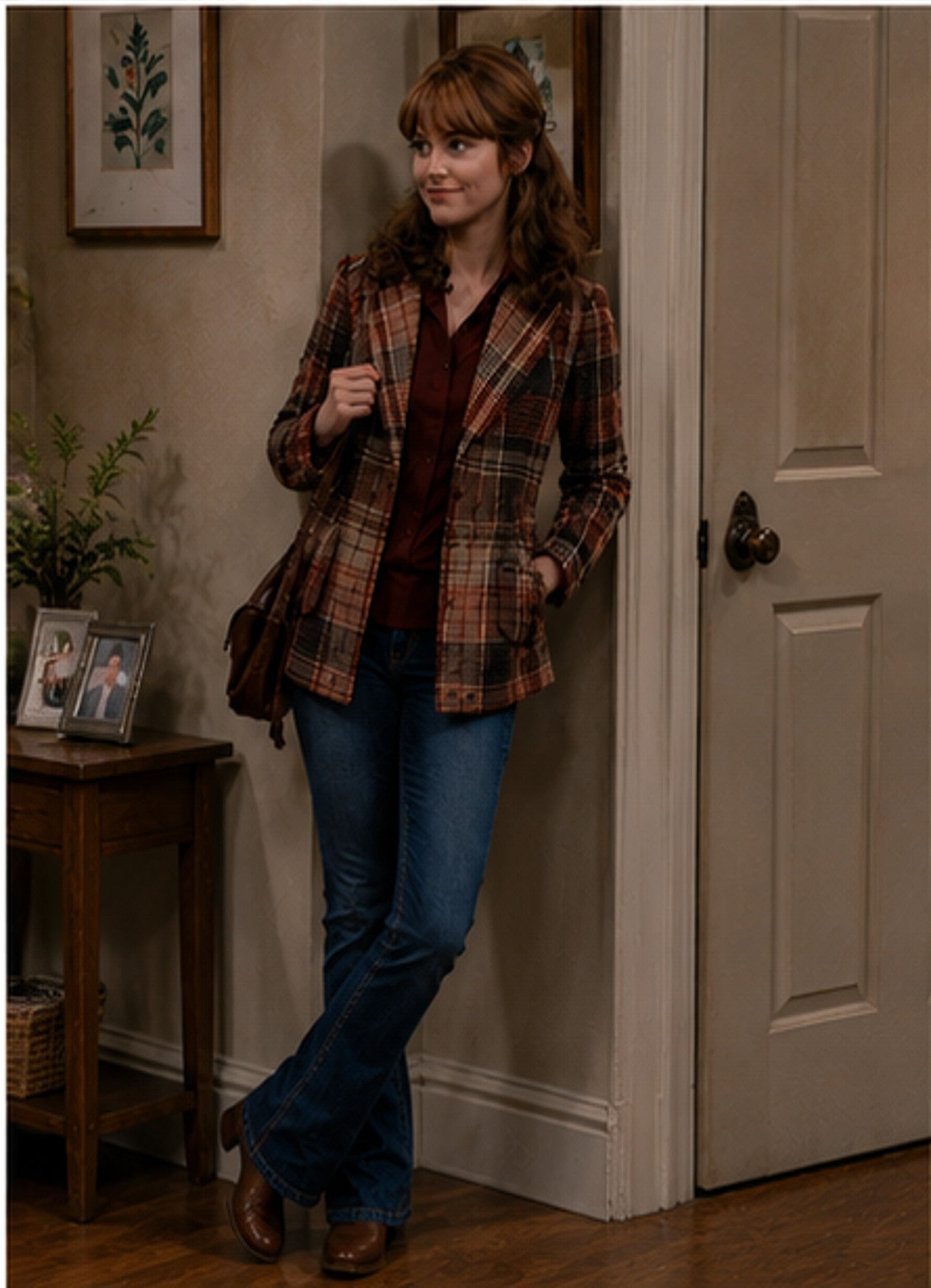 Hollywood Jacket Mindy McConnell Mork and Mindy Wool Coat