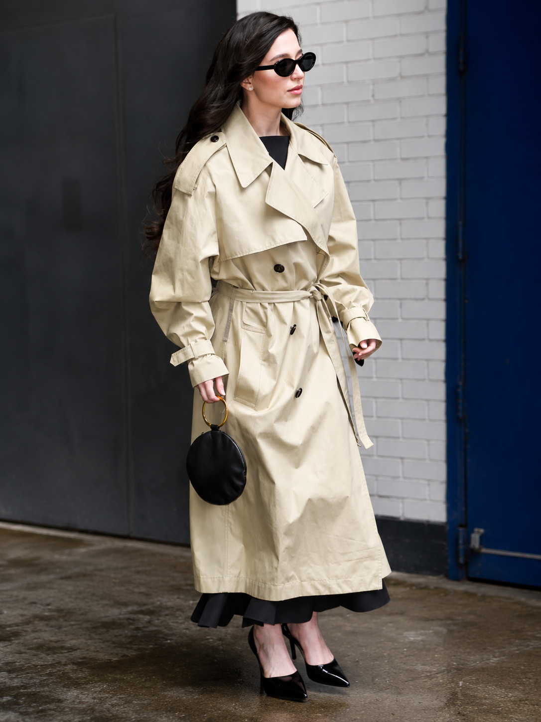 Hollywood Jacket Mikey Madison Good Morning America 2025 Cotton Trench Coat