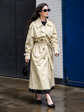 Hollywood Jacket Mikey Madison Good Morning America 2025 Cotton Trench Coat