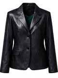 Hollywood Jacket Cashero S01 Kang Han-na Black Leather Coat