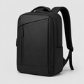 Hollywood Jacket Executive Black Leather Laptop Backpack | Premium Business Travel Backpack