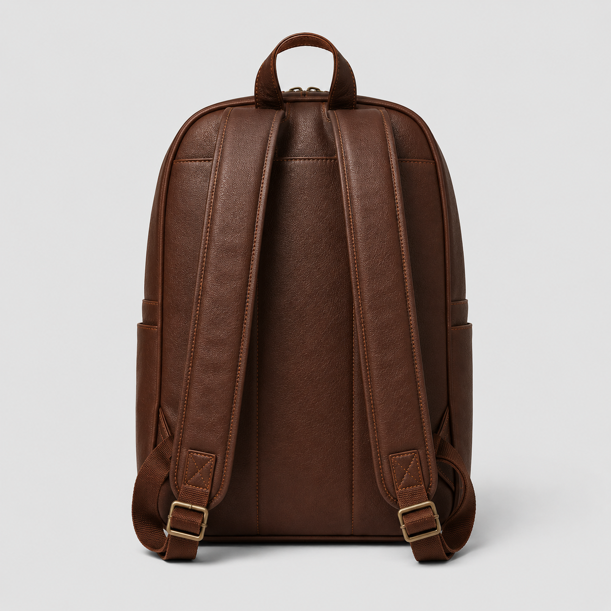 Hollywood Jacket Premium Black Leather Laptop Backpack | Luxury Business Travel Backpack