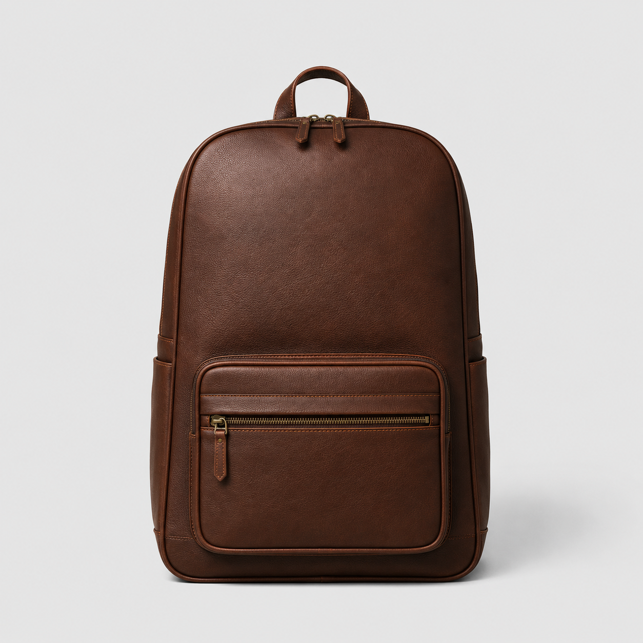 Hollywood Jacket Premium Black Leather Laptop Backpack | Luxury Business Travel Backpack