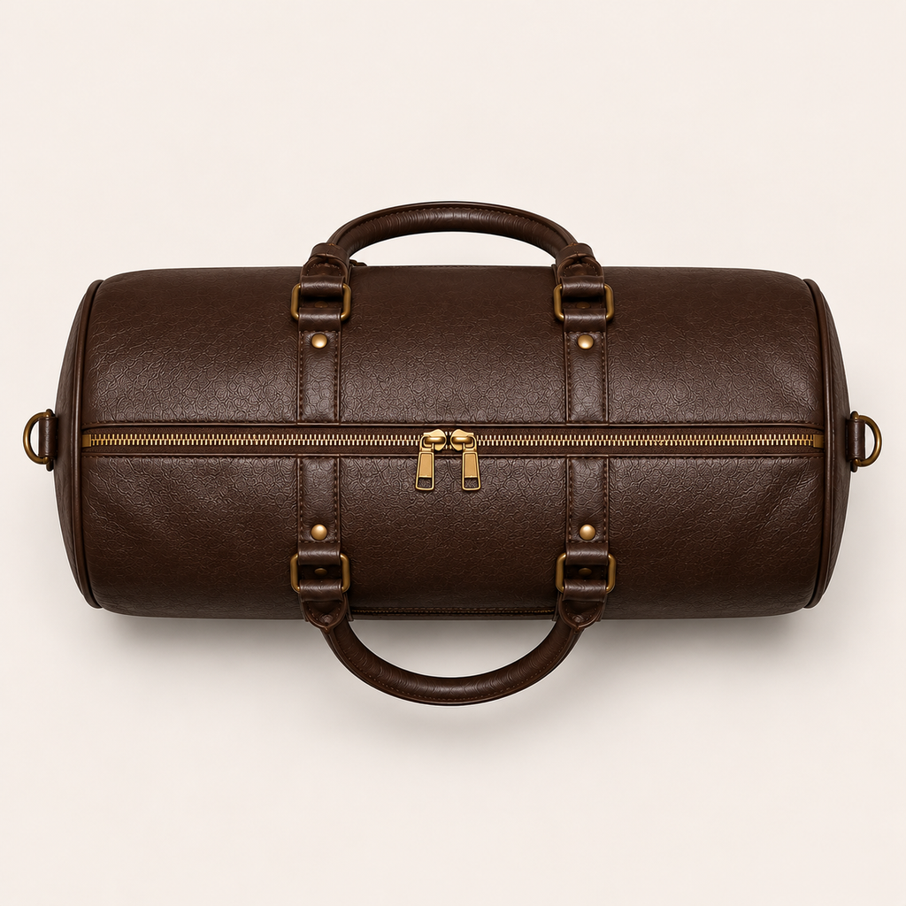 Hollywood Jacket Leather Duffle Bag | Luxury Travel Weekender Bag
