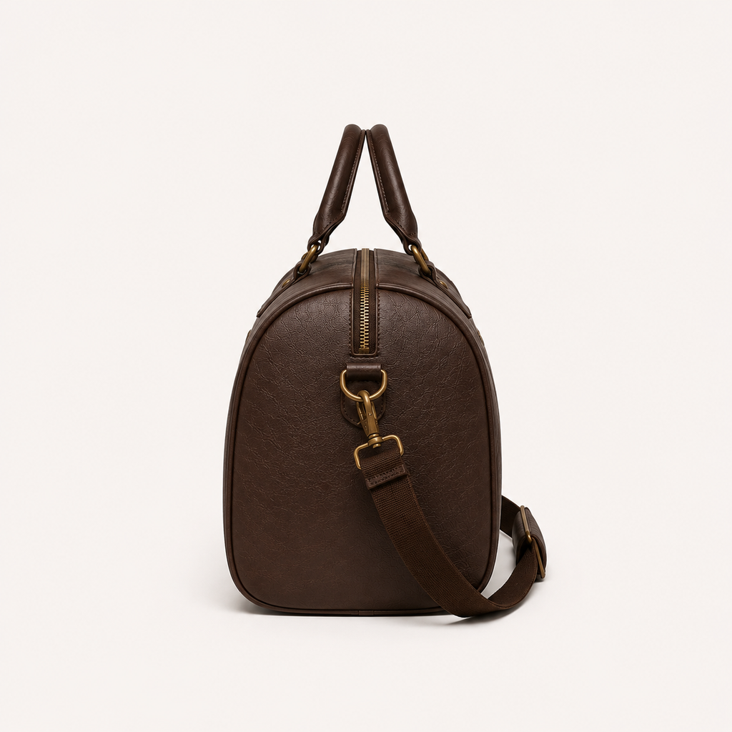 Hollywood Jacket Leather Duffle Bag | Luxury Travel Weekender Bag