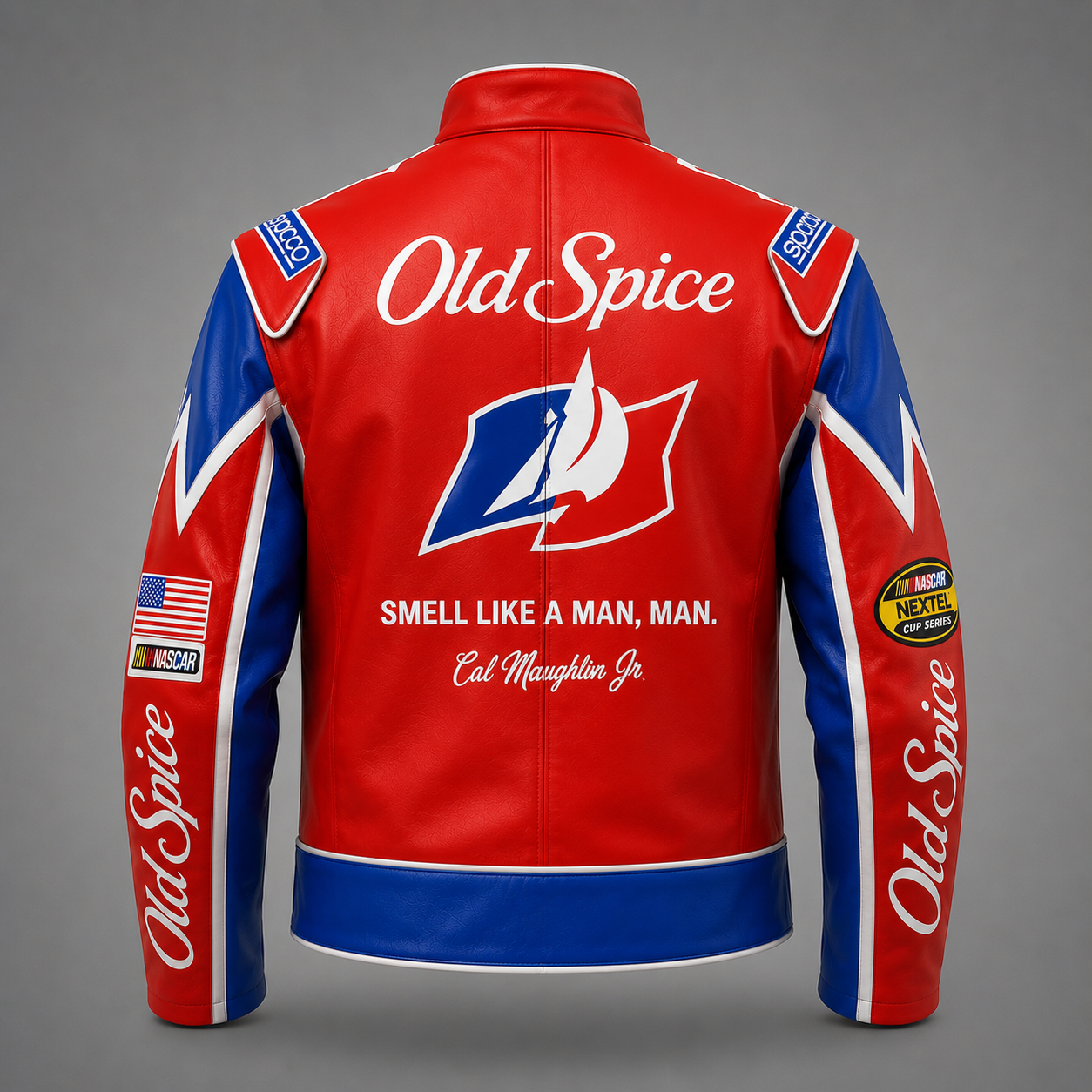 Hollywood Jackets John C. Reilly Talladega Nights Old Spice Racing Leather Jacket