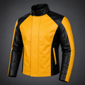 Hollywood Jackets Infamous 2 Cole MacGrath Yellow and Black Leather Jacket