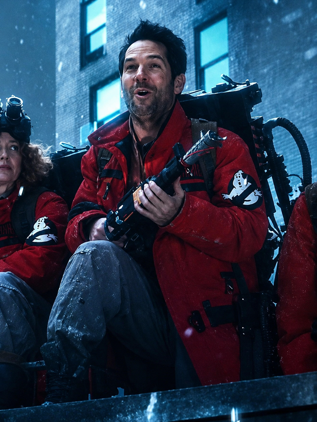 Hollywood Jackets Ghostbusters: Frozen Empire Red Parka Jacket